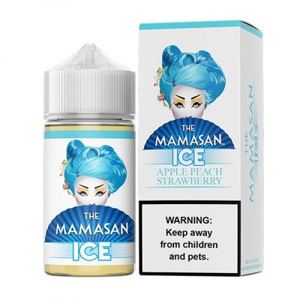 Apple Peach Strawberry Ice 60ml Vape Juice - Mamasan