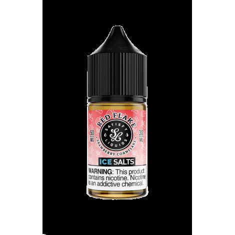 Satisfy E-Liquids Red Flake On Ice 30ml Nic Salt Vape Juice