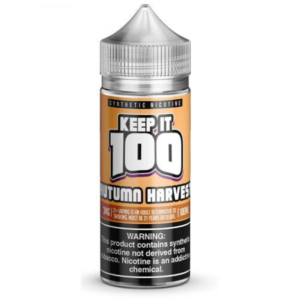 Autumn Harvest 100ml Synthetic Nicotine Vape ...