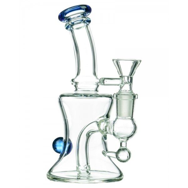 Marble Studded Dab Rig With Colored ...