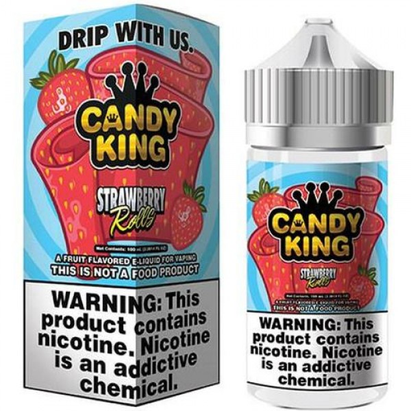 Candy King Strawberry Rolls Synthetic Nicotine ...
