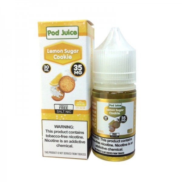 Pod Juice Lemon Sugar Cookies 30ml Nic Salt Vape Juice