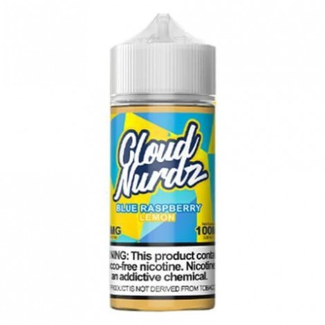 Blue Raspberry Lemon 100ml Synthetic Nic Vape Juice - Cloud Nurdz