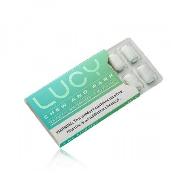 LUCY Nicotine Gum - Wintergreen Flavor ...