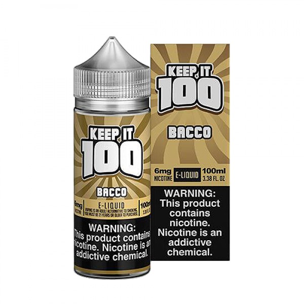 Bacco 100ml Synthetic Nicotine Vape Juice ...