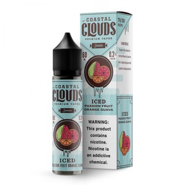 Coastal Clouds Sweets ICED Passion Fruit Orange Guava 60ml Vape Juice