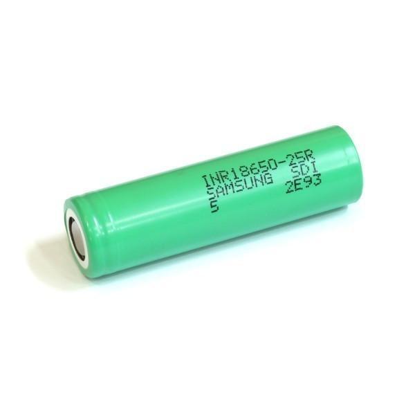 Samsung 25R 18650 2500mAh 20A Flat ...