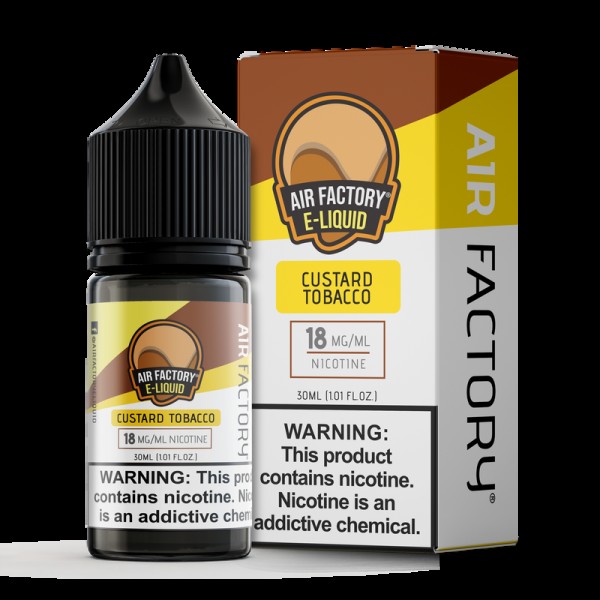 Air Factory Custard Tobacco 30ml Nic ...