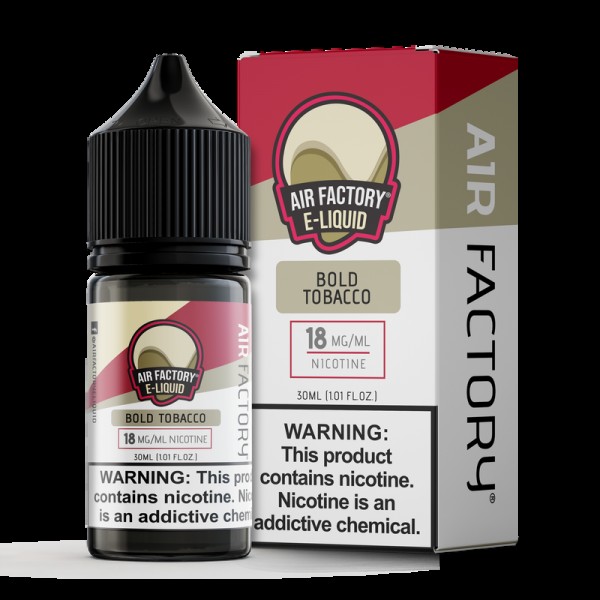 Air Factory Bold Tobacco 30ml Nic ...