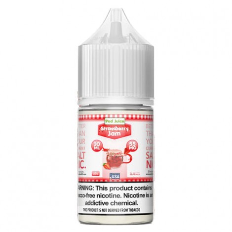 Pod Juice Strawberry Jam TF 30ml Nic Salt Vape Juice