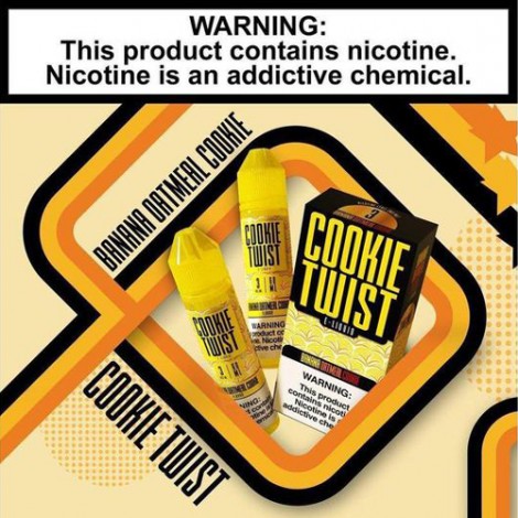 Cookie Twist Banana Oatmeal Cookie 2x60ml Vape Juice