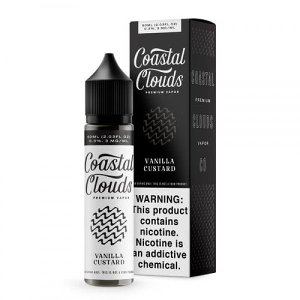 Coastal Clouds Vanilla Custard 60ml Vape ...