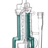 14" Mega Scientific Inline to Recycler Bong