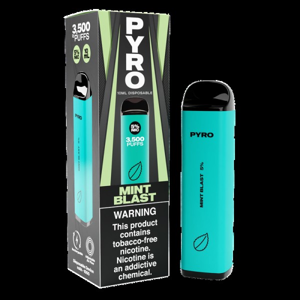PYRO 3500 Disposable Vape - Mint ...