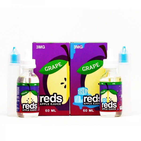 7 Daze Reds Apple EJuice - Grape & Grape ICED (60mL)