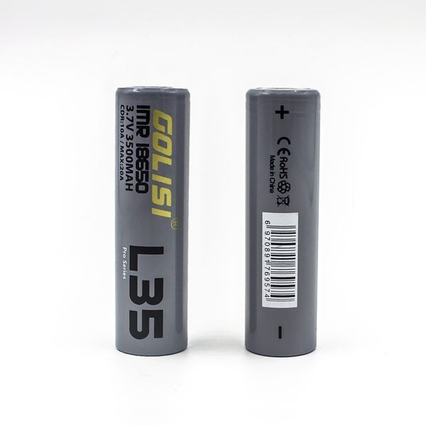 Golisi IMR L35 18650 10A-3500mAh Battery ...