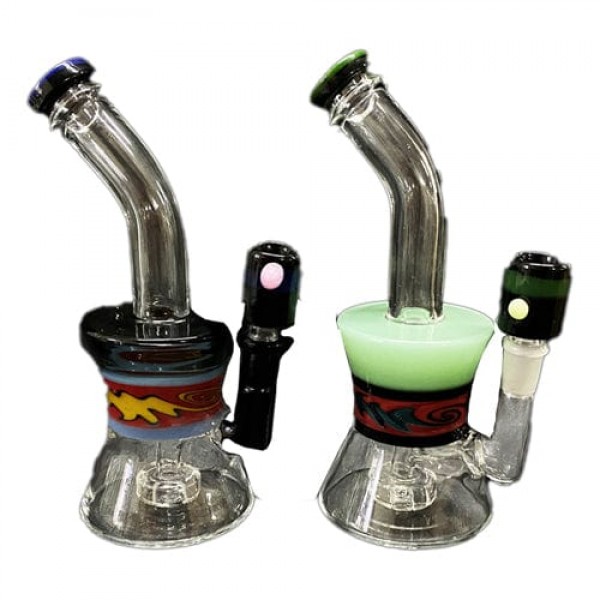 8.5" Colored Handmade Glass Bong w/ ...