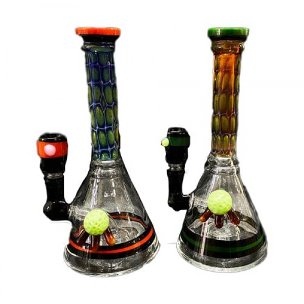 8.5" Fumed Handmade Glass Bong w- ...