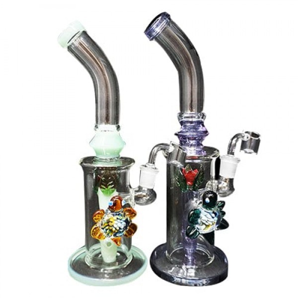 10" Handmade Glass Dab Rig w- ...