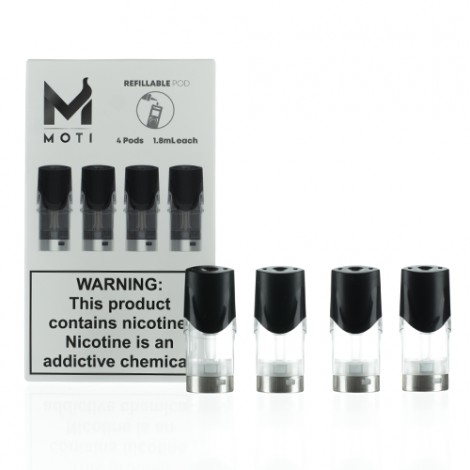 MOTI Refillable Replacement Pod Cartridges (Pack of 4)